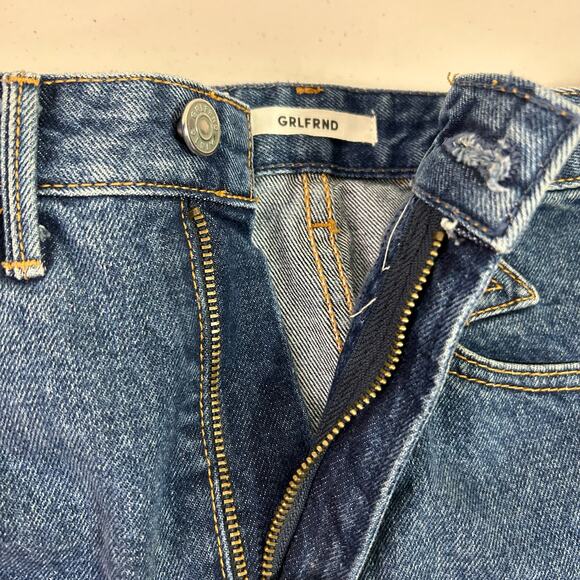 GRLFRND Denim Jean Mini Skirt GF43088501128 Odette G1128 Call It Love Blue Sz 27 - Picture 6 of 14